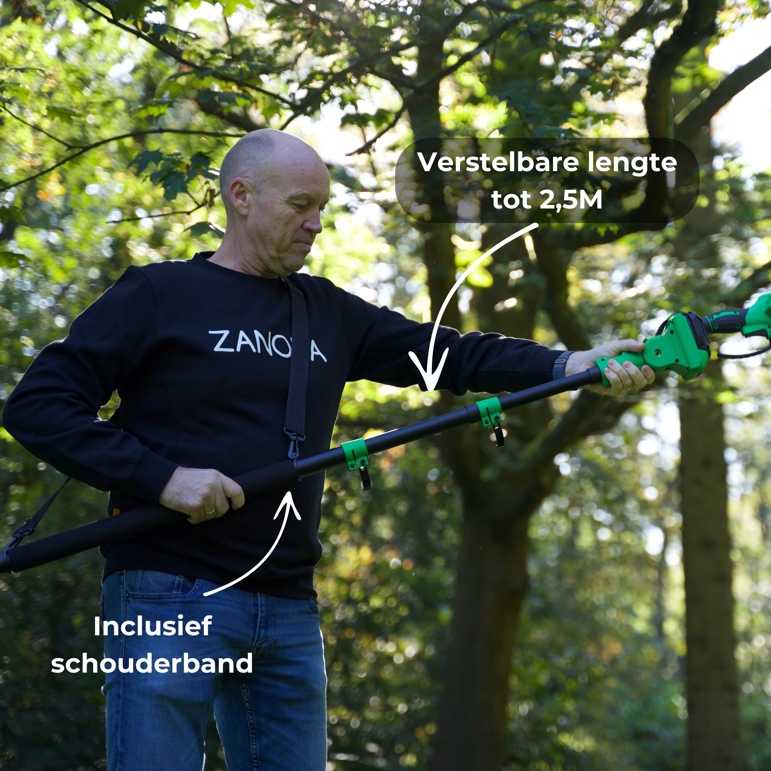 ZanoraGarden® Verstelbaar tot 2.5 meter