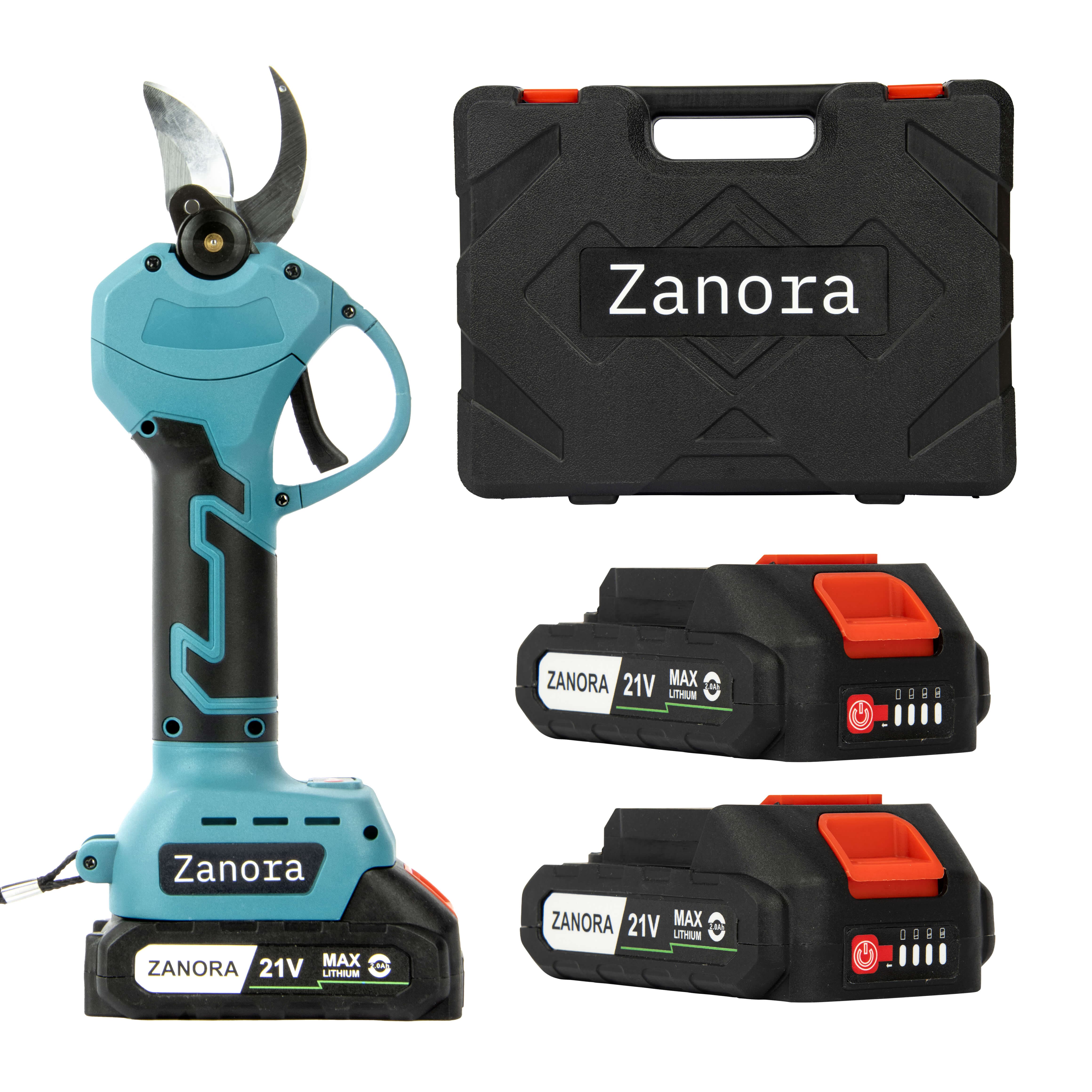 Zanora® Garden Elektrische Snoeischaar incl. 2 led-accu's